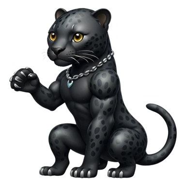 Uma onça negra  sticker