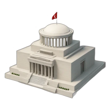 ataturk's mausoleum ankara sticker