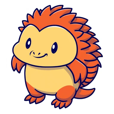Knuckles the Echidna face from Sonic the Hedgehog sticker