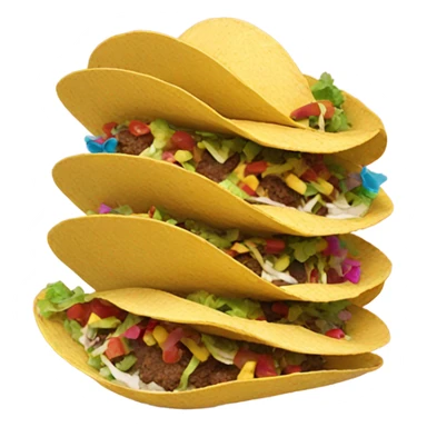 Tacos wearing sombreros sticker