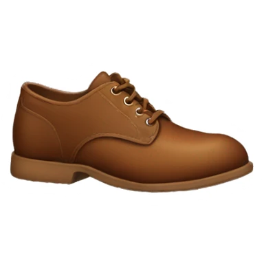 Brown shoes sticker