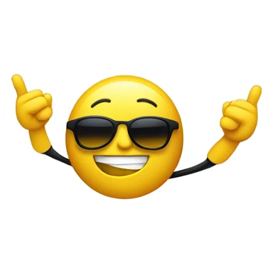 Dab emoji sticker