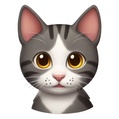 Cat with lots of love sticker