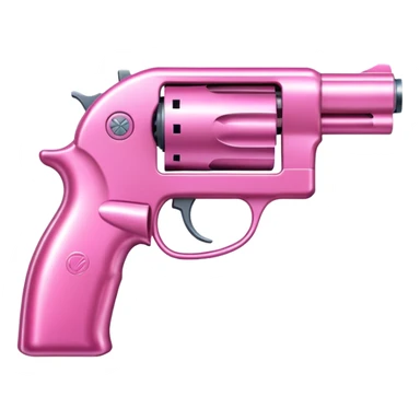 pink gun sticker