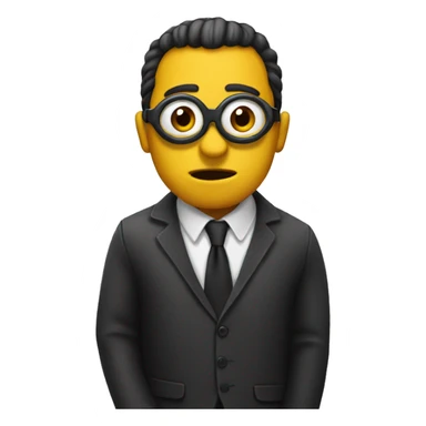 black minion sticker