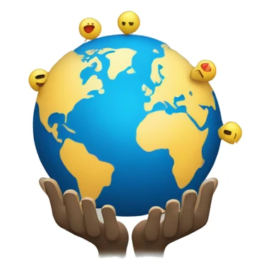 Networking Emoji 
Usage: To represent networking events or connections.
Design Idea: A globe with two hands shaking over it. sticker