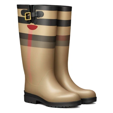 Burberry rain boots sticker