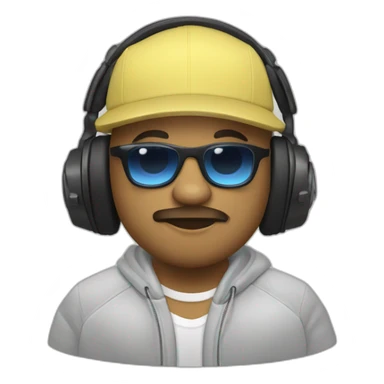 Dj morocho sin vigote sticker