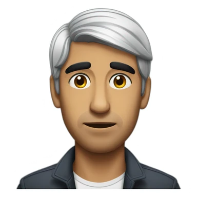 Sad rishi sunak with a tear rolling down his gave sticker