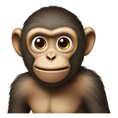 monkey being dumb sticker