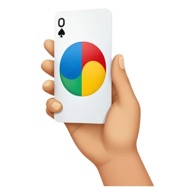 hand holding an UNO reverse card sticker
