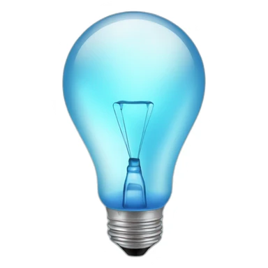 Light bulb which drinks water sticker