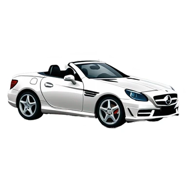Mercedes slk350 sticker