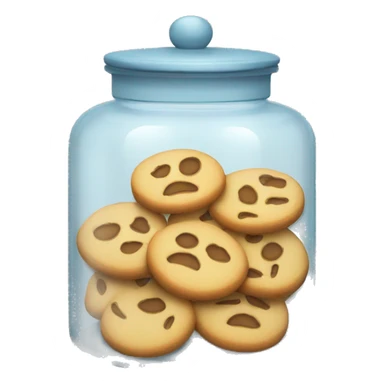 glass cookie jar sticker