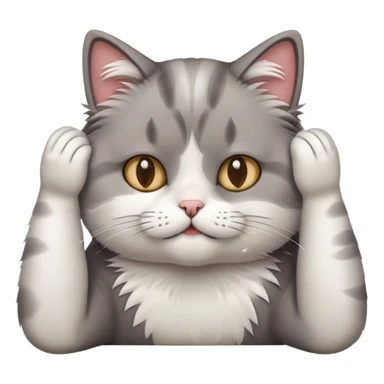 confused cattt very confused hand on head scratching  sticker
