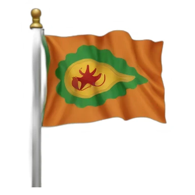 The flag of berbère sticker