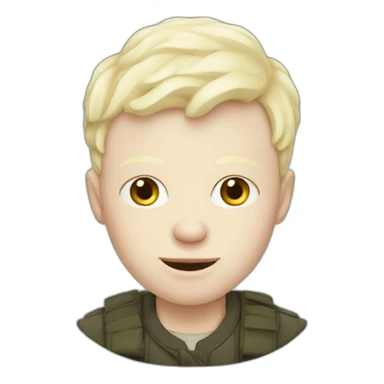 Homme albinos sticker