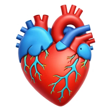 A heart with al the colors sticker