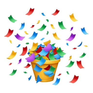 Confetti sticker
