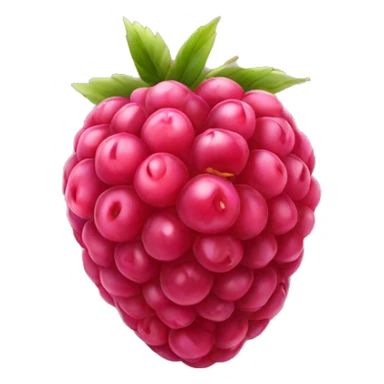 one raspberry fruit realist sticker