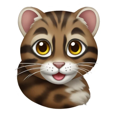 Bengal mink sticker