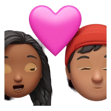 heartwarming moment between friends sticker