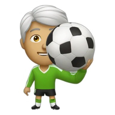 soccer fan sticker