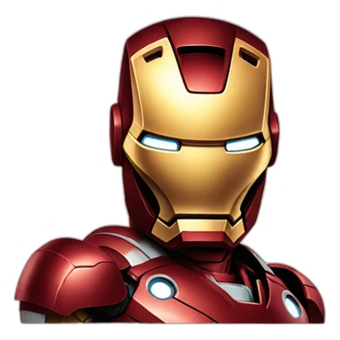 Create emoji Iron Man sticker