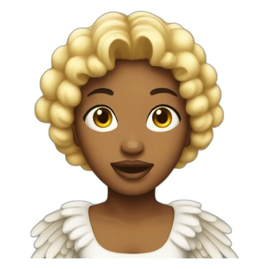 angel chanteuse sticker