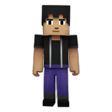 filipino boy minecraft enderman sticker