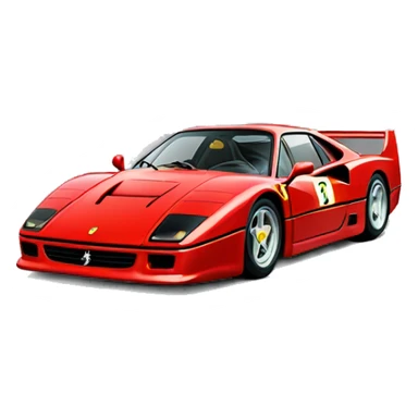 ferrari f40 sticker