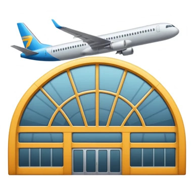 airport building , planes sticker