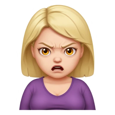 Mad pregnant lady  sticker