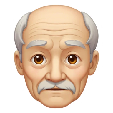 old man with ma sticker