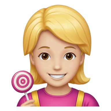 candy costume face sticker