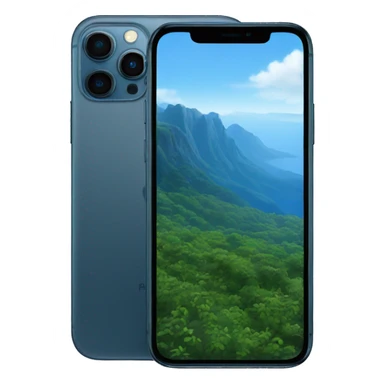  iPhone 15 pro blue  sticker