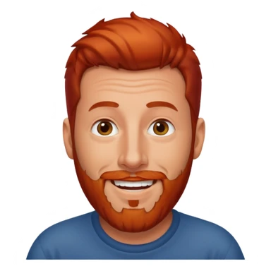 Adam Sandler red beard sticker