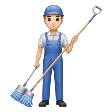 Janitor sticker