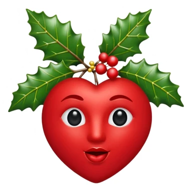 kiss mark with christmas vibes sticker