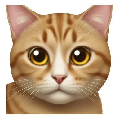 Cat with the letter R in each eye sticker