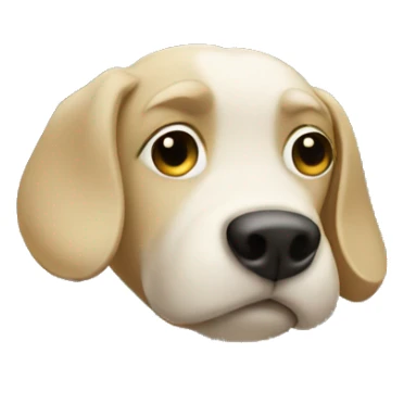 Dog peeing on a tree sticker