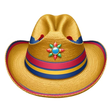 Sombrero colombiano sticker