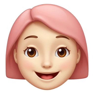 Make a face that shows that it really like something, but there are no hearts or stars in it's eyes. sticker