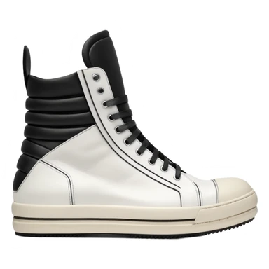 rick owens geobasket all white sticker