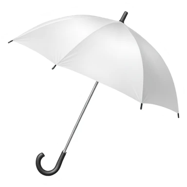 white umbrella sticker