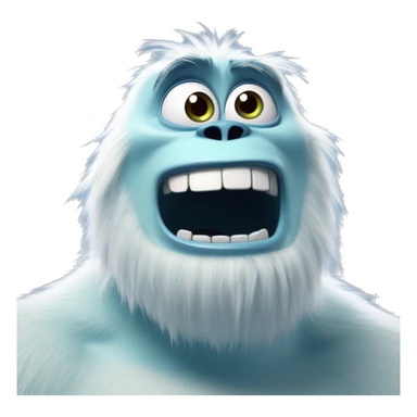 The Abominable Snowman monsters Inc movie Pixar sticker
