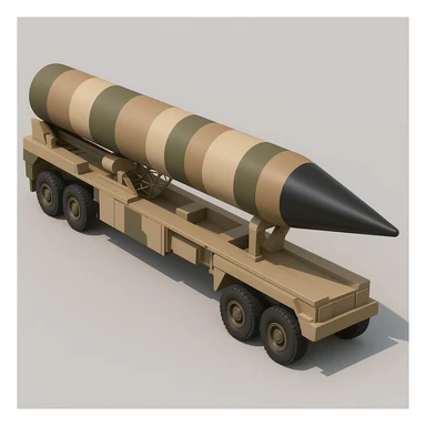 Изометрическая модель этой бомбы, без надписей и флагов  sticker