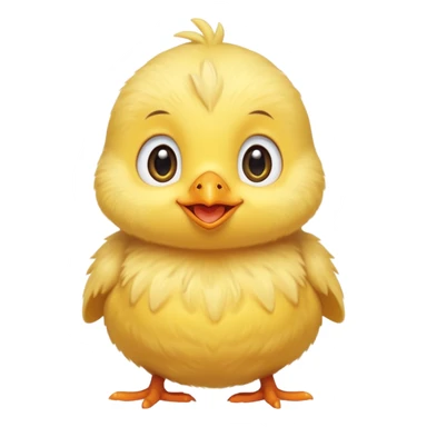 جوجه شیطون

Playful mischievous baby chick Lex, cheeky smile, bright eyes, round fluffy body, emoji style sticker
