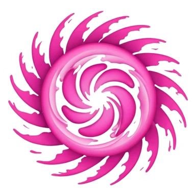 pink explosion  sticker