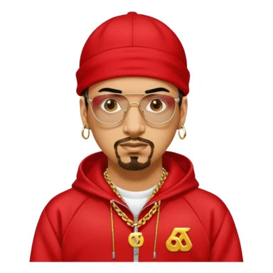 Ali G with red outfit sticker